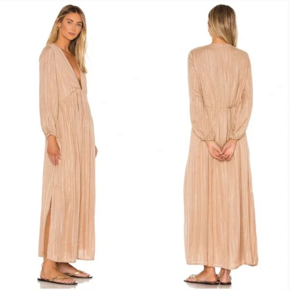 NWT Free People Chicago Roma Cafe Au Lait Dress